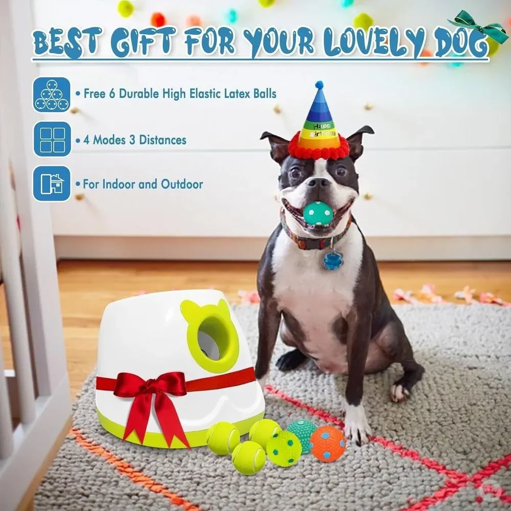 YEEGO‎ Automatic Dog Ball Launcher Thrower for Small Medium Dogs Indoor Outdoor